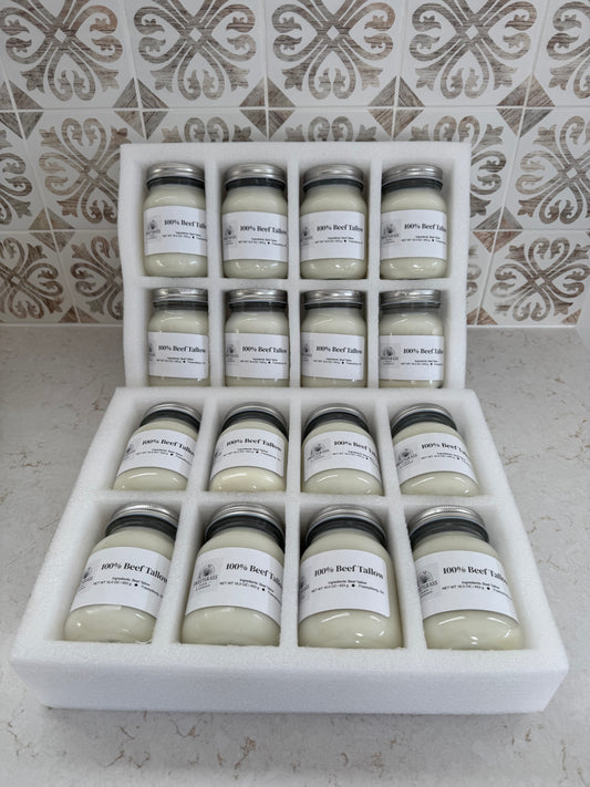 100% Pure Cooking Tallow - 16oz