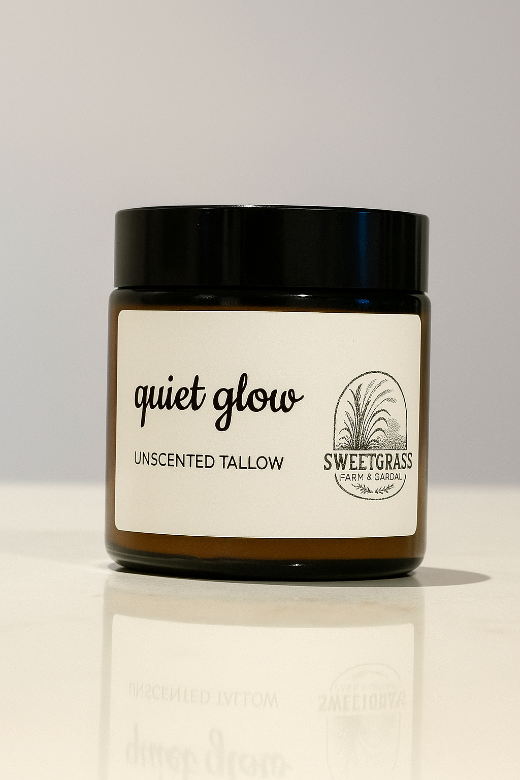 Quiet Glow - Unscented Tallow - 4oz
