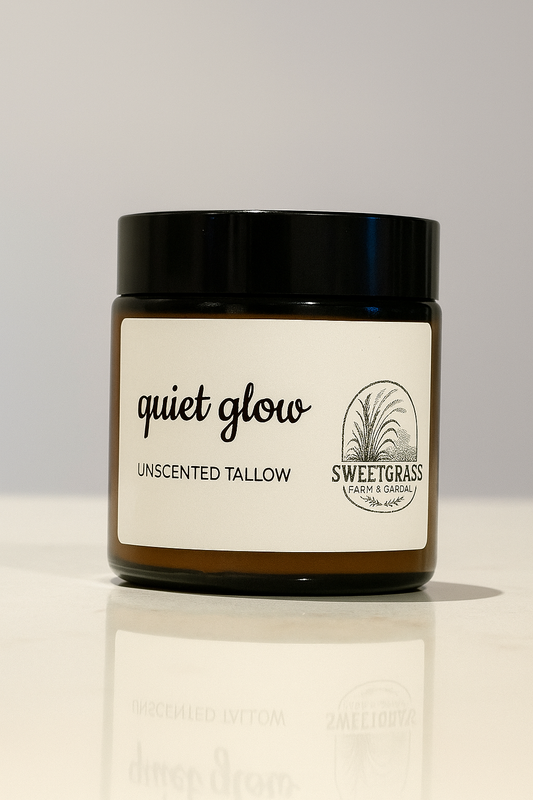 Quiet Glow - Unscented Tallow - 4oz
